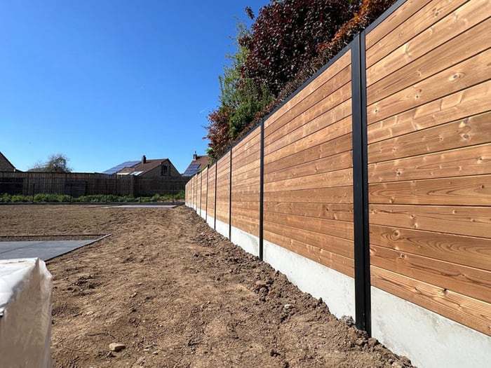 Thermowood hekwerk geplaatst door Lamon Hekwerk — voorbeeld 4 van 5